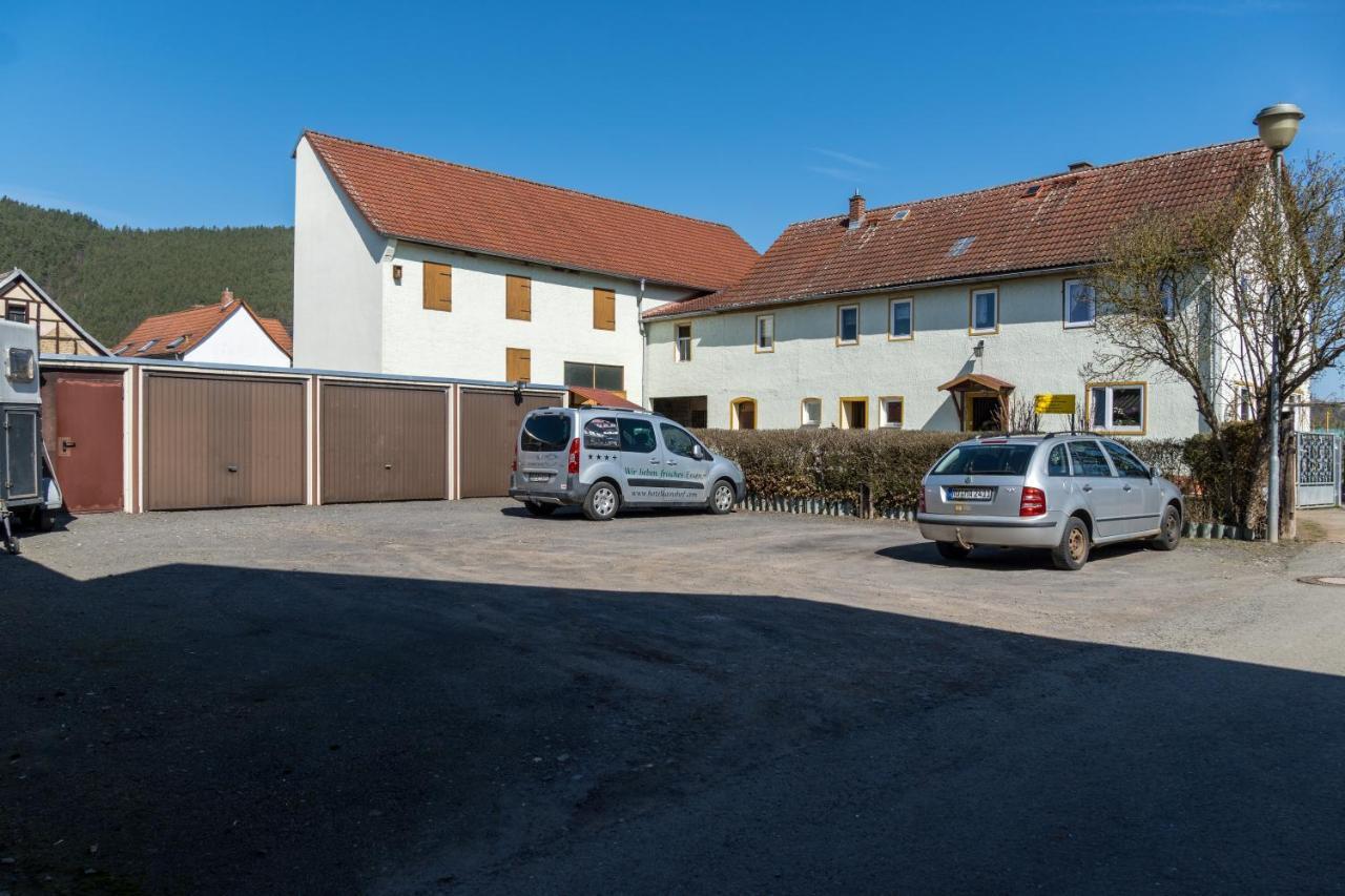 Landhotel & Restaurant Kains Hof Uhlstädt Exteriör bild