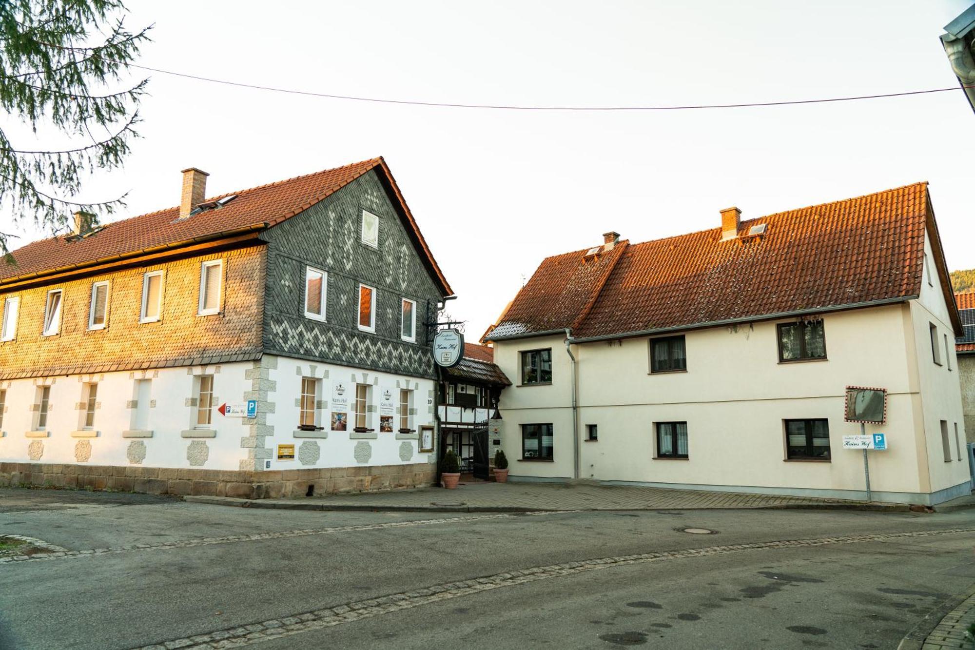 Landhotel & Restaurant Kains Hof Uhlstädt Exteriör bild